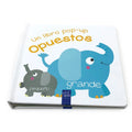 Custom Pop-up Board Book for Toddlers Spanish Opposites Learning with Die-cut Structure Eco-friendly Ink Safe Rounded Corners