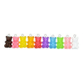 Modern Style Cute Cartoon Transparent Candy Craft Colorful Bear Resin Handicraft MegaBDM