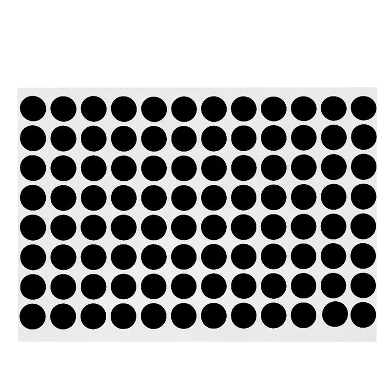 Self-Adhesive Black Plastic Billiards Snooker Ball Point Sticker Pool Table Accessories Durable Waterproof 30/96 Points