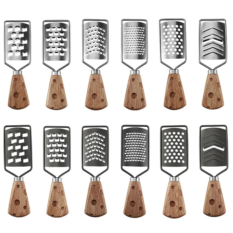 304 Stainless Steel Garlic Masher Multi-Functional Radish Potato Shredder Vegetable Slicer Lemon Cheese Planer Cheese Tools