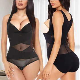 2023 New One-piece Body Corset Arm Lift Waist and Tummy Control Breathable Triangle Body Shaper for Women
