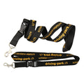 Custom Unique Black Polyester Strap Lanyards With Id Card Holder Free Design Neck Lanyard Strap for Exhibition Event