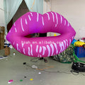 Hanging Inflatable Lip Balloon Inflatable Mouth Model with LED Lighting