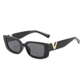 2022 Hot Selling Fashion Classic Rectangle Pc Sun Glasses Outdoor Hip Hop Eyewear