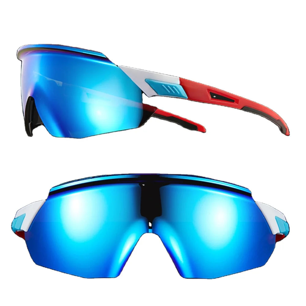 2024 New Big Frame TR 90 Polarized Gafas Sport Mountain Bike Sunglasses Glasses Cycling Mens Outdoor Sport Sunglasses