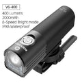 ROCKBROS Bike Light Rainproof Bicycle Front Lamp USB Charging Headlight 800 Lumen Multiple Modes Flashlight Cycling Accessories