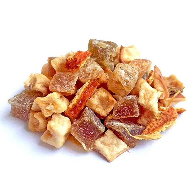 No Sour Taste Hot Selling Peach Ice-cream Dried Fruit Tea With Dried Flowers and Herbs Natural Blended Flavor Tea MegaBDM