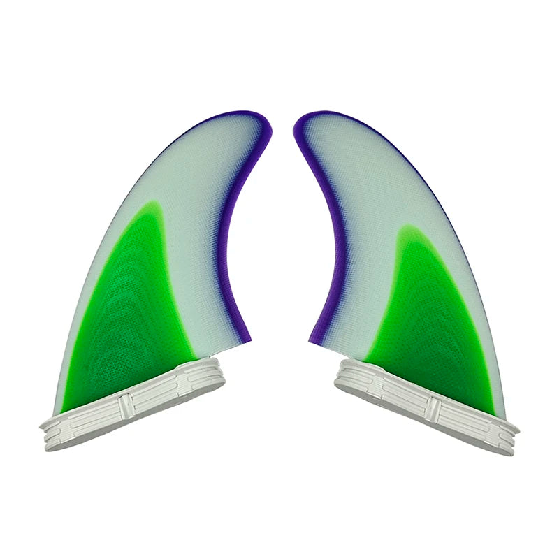 Surfboard Fin New Design Enhance Quality  Double Tabs 2 Fin Twin Set Colorful
