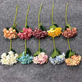 YOPIN-391 Artificial Hydrangeas Bulk Silk Hydrangea Flowers Faux White Hydrangea