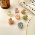 Hot Sale 2.6 cm Mini Hair Claws Fashionable Cutout Design Wholesale Acetate Cloud Accessories for Women