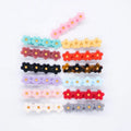 Cute Little Girls Hair Accessories for Children Acrylic Flower Hair Clips for Women