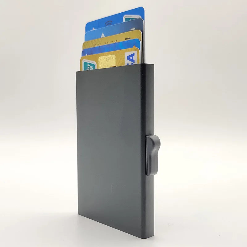 New Design Dropshipping Minimal Wallet Credit Card Holder RFID Blocking Carbon Fibre Card Holder