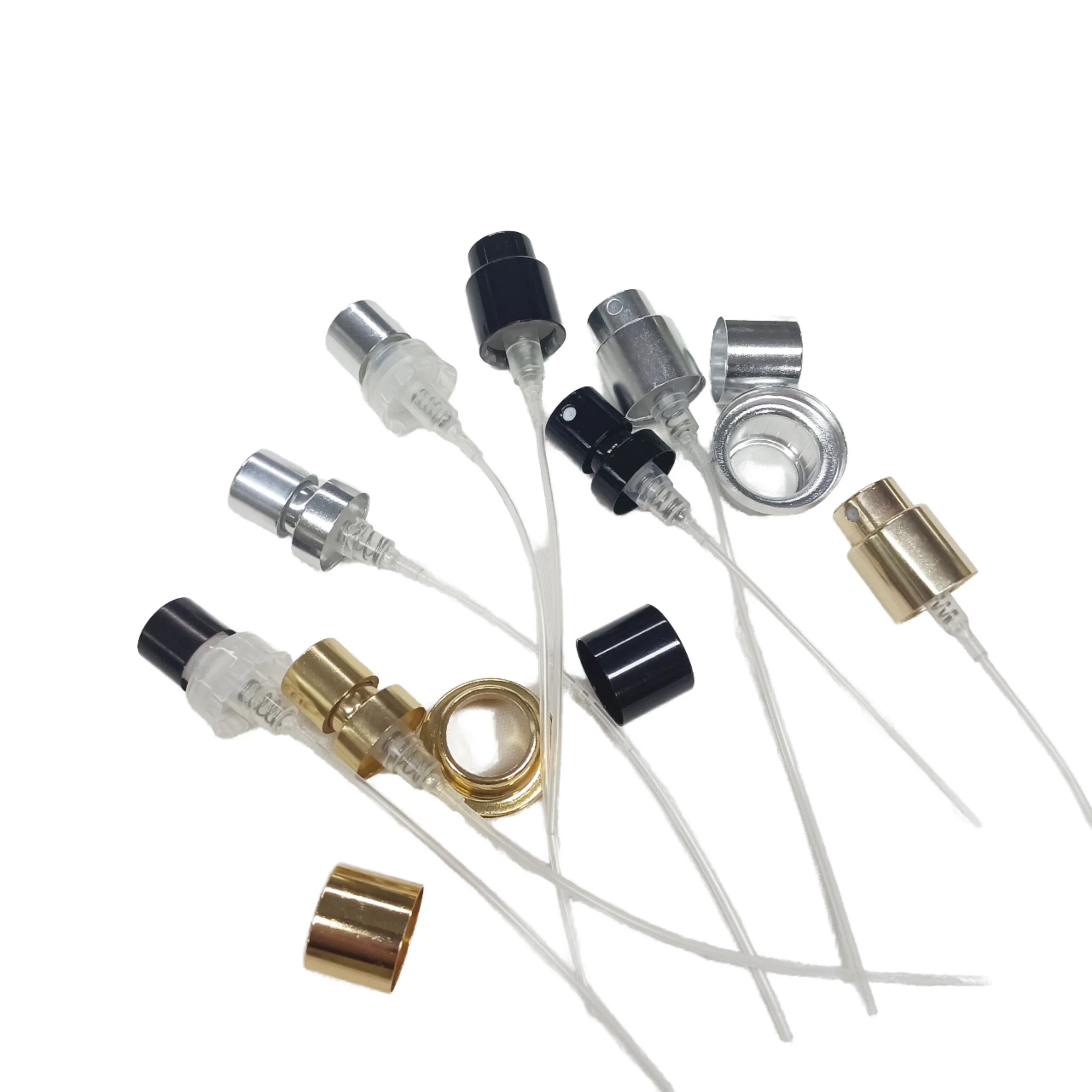 Easy Crimping 15mm 13mm Bayonet Aluminum Nozzle Spray Pump Fine Mist Perfume Bottle Atomizer Pump Sprayer