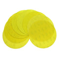 Multi-holes 9Inch Gold Color Abrasive Sanding Paper Hook and Loop Sanding Disc Vacuum Sandpaper for Polishing Woodworking Metal