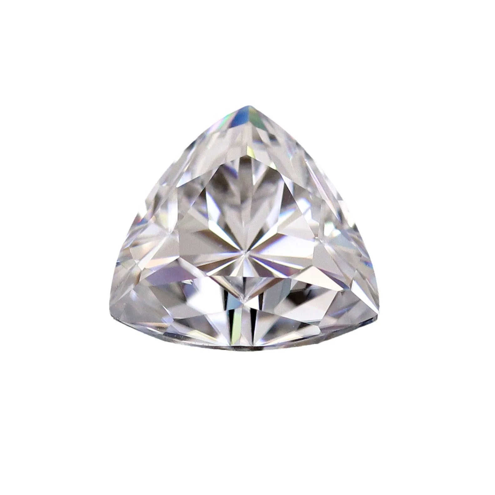 Diy Triangular Loose Moissanite Stone for Inlaid with Main Stone Premium Quality Bare Stone