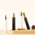 Empty Refillable Bottle 10ml Frosted Small Perfume Bottle Aluminum Lid and Pump