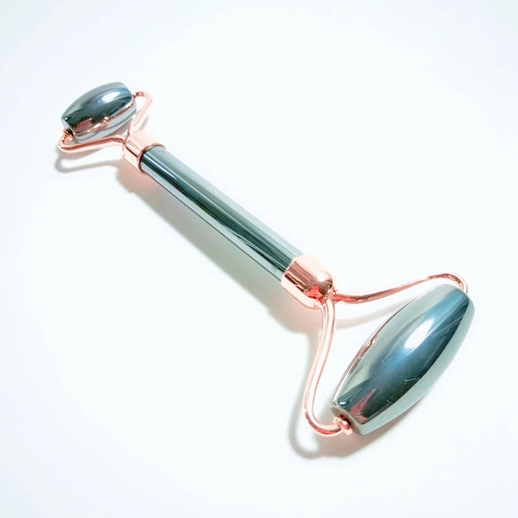 HY Crystal Healing Oem logo Available Bundle Set Guasha Facial Massage Terahertz Jade Roller