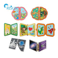 Personalized Creative Unique Fold Flip Cover Hinged Enameled Metallic Pin Lapel Pin Badge Brooch Custom Hinged Enamel Pin