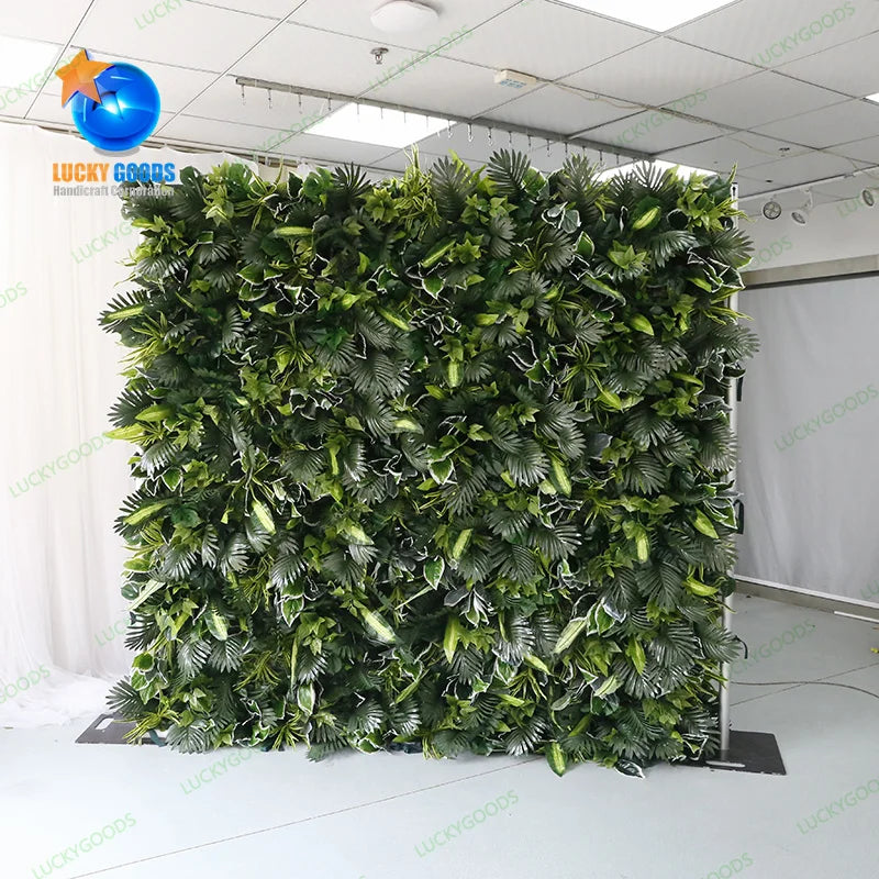LFB1930 Luckygoods Rectangle Artificial Grass and Wall Plant Panel for Wedding Party Backdrop Decoration