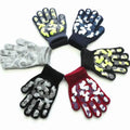 Wholesale Women Gloves Adult Knit Winter Knitted Non-slip Print Gloves Magic Gloves