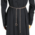 Fashion Personality Ladies Metal Waist Belt Waist Accessories Decorative Chain Letters Waist Chain
