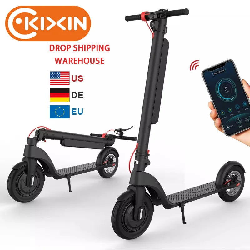 KIXIN 2025 Cheap China Self-Balancing Portable 2 Wheel 36v 350w Buy E Scooter Electric 40km Foldable Electric Scooter for Adults