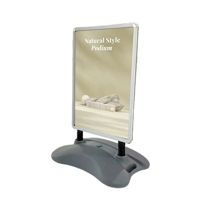 Pavement Sign Best Price Highest Quality A1 Outdoor Advertising Aluminum Profile Sidewalk Sign with Wheels