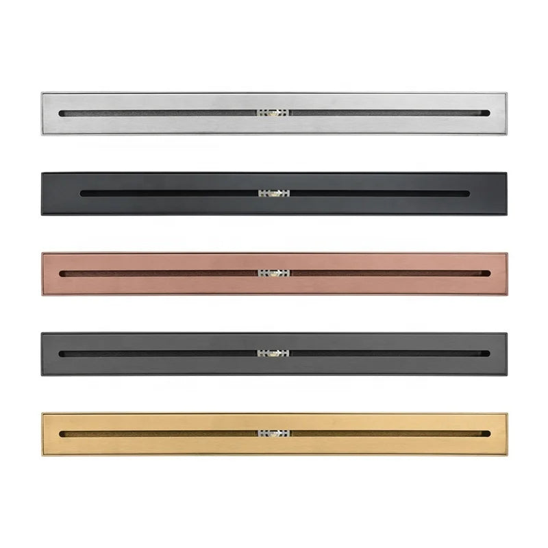 New Design Modern Linear Shower Drain 304 Stainless Steel Floor Tile Insert for Hotel Use Easy to Clean & Eco Friendly