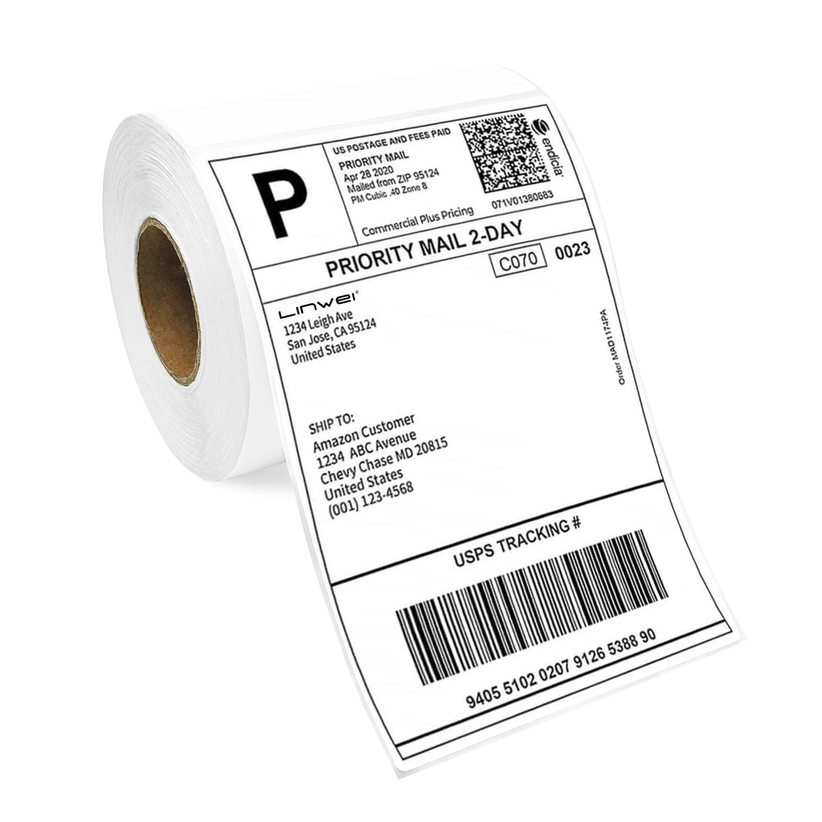 4x6 Inch 100x150mm Thermal Shipping Labels