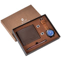2025 High Quality Wholesale Men's Wallet Watch Pen Combination Gift Set for Corporate Business White Collar