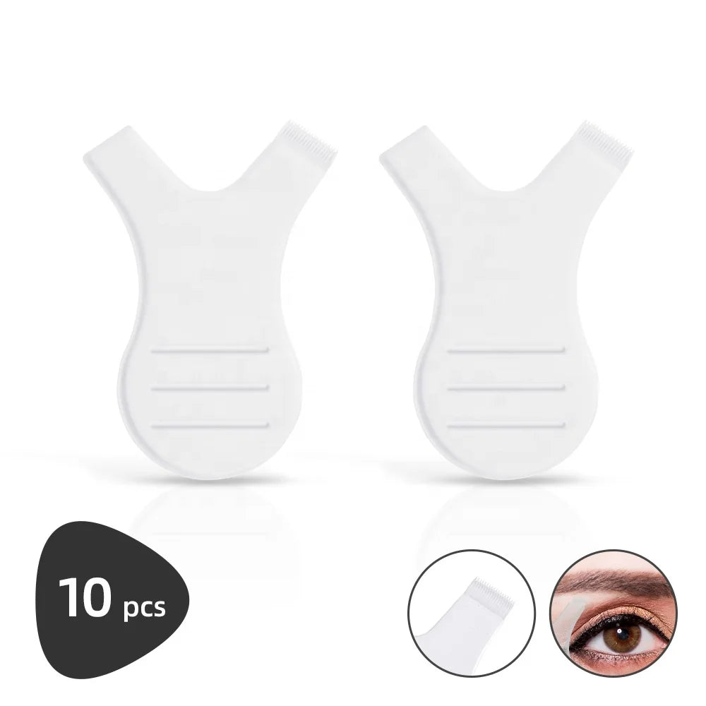 10pcs/Lot Y Shape Silicone Eyelashes Lift Lifting Curler Eye Lash Extension Graft Brush Makeup Mascara Tool Eye Lash Perming Pad