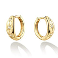 SP Trendy 925 Sterling Silver Designer Zircon Star Silver Hoop Earrings