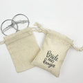 New Arrival Mini Custom Logo Jewelry Pouch Bag Cosmetic Drawstring Make up Bag Muslin Cotton Draw String Bag