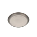 Lightweight Pure Titanium Round Dish Travel Titanium Dishes Outdoor Titanium Plates Frying Pan for Camping