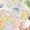 Kirakoko Planner Stickers Sheet Farm Restaurant Amusement Park Space Station Cute Puppy Kitty Stickers Scrapbook Stickers