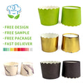 Cupcake Packing Box 2 Muffin Cups Packing Box Single / 2 Desserts Transparent Thickened Blister Box
