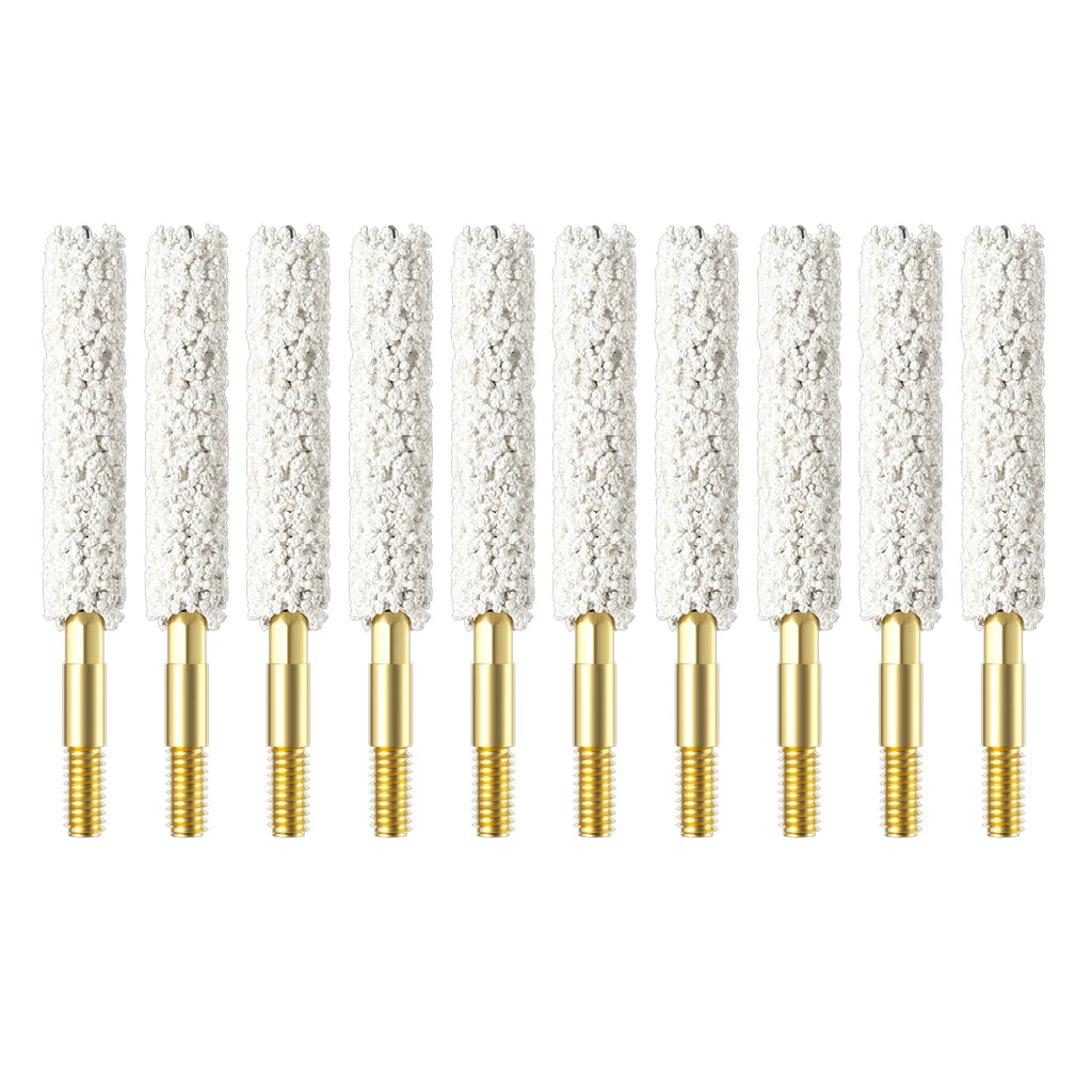 Gun Cleaning Cotton Mop Brush Bore Cleaner Kit 10 PCS/POLY BAG Gun Cleaning Accessory
