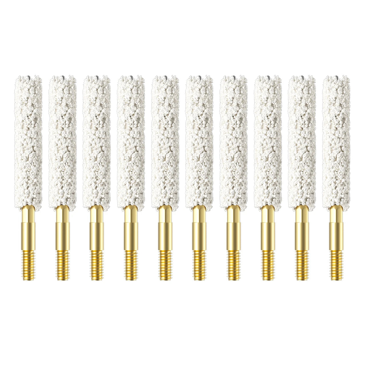 Gun Cleaning Cotton Mop Brush Bore Cleaner Kit 10 PCS/POLY BAG Gun Cleaning Accessory