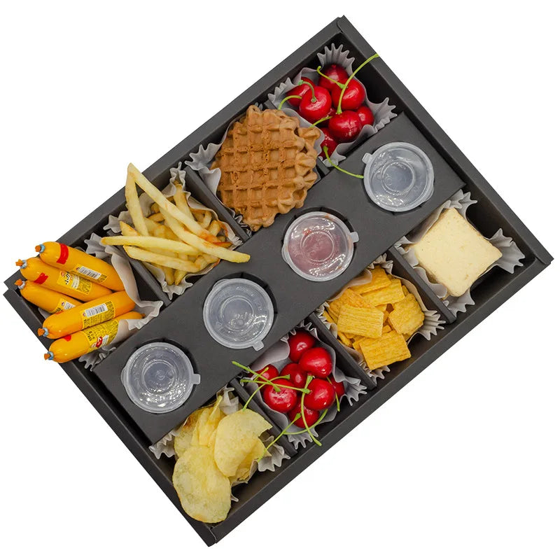 Afternoon Tea Picnic Box Spring Outing Gift Box Egg Tart Sandwich Dessert Cake Kraft Paper Box
