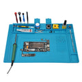 Factory Wholesale Heat Resistance Silicone Work Mat Repair Mat for Phone Repair Soldering Repair Station With Magnetic Section MegaBDM