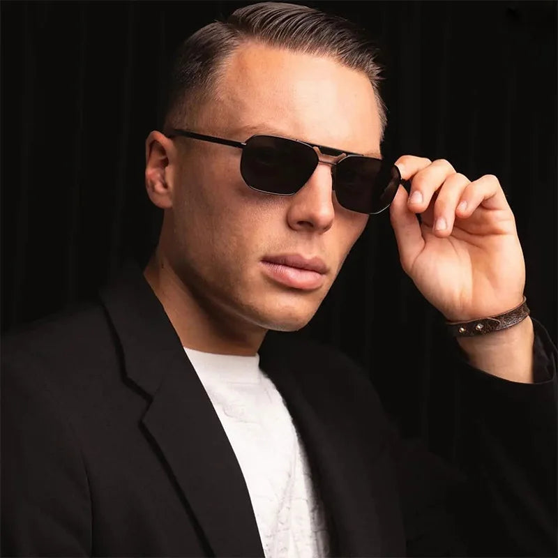 98029 Small Metal Frame Sun Glasses Vintage Trendy Unisex Customize logo Shades Women Men Luxury Sunglasses High Quality
