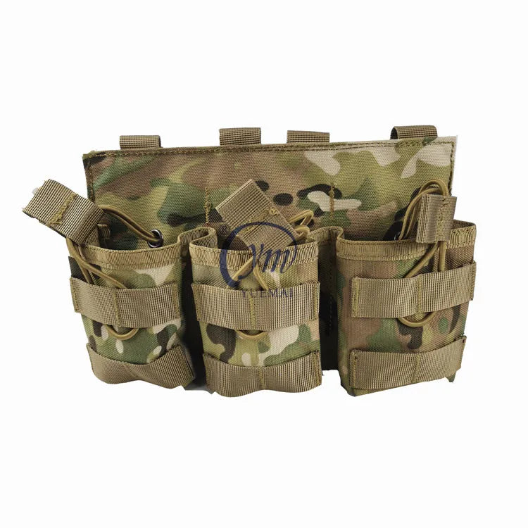 Attachable Molly Triple Oxford Camouflage Mag Bag Tactical Magazine Pouch