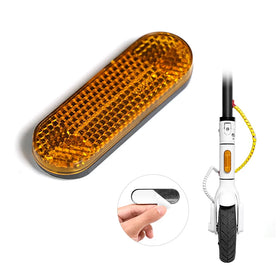 New Image Scooter Parts Front Plastic Cover for Xiaomi 1S Pro2 M3 Scooter Multi-angle Reflective Strip Decorative Cover