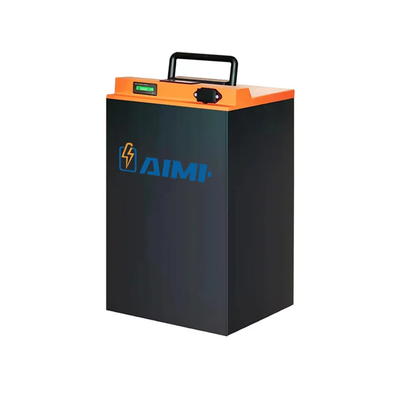 AIMI 72V LiFePO4 Lithium Battery Pack 50-80Ah 5000 Cycles Built-in BMS -25~55C for Electric Bicycle/Ebike/Scooter/Motorcycle