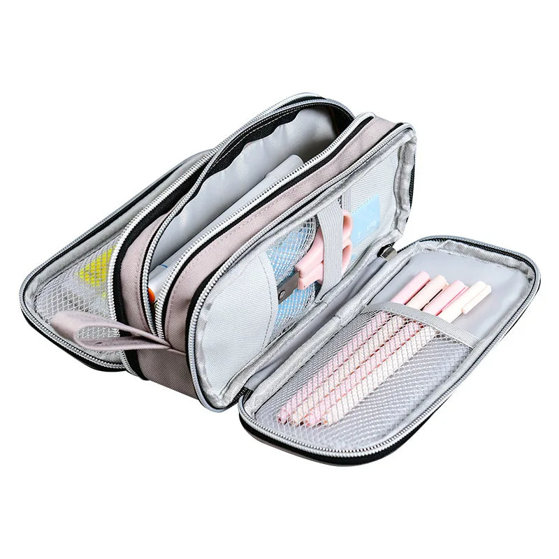 Pencil Case Big Capacity Pen Pouch Pencil Bag With Zipper Stationery Organizer for Office College School