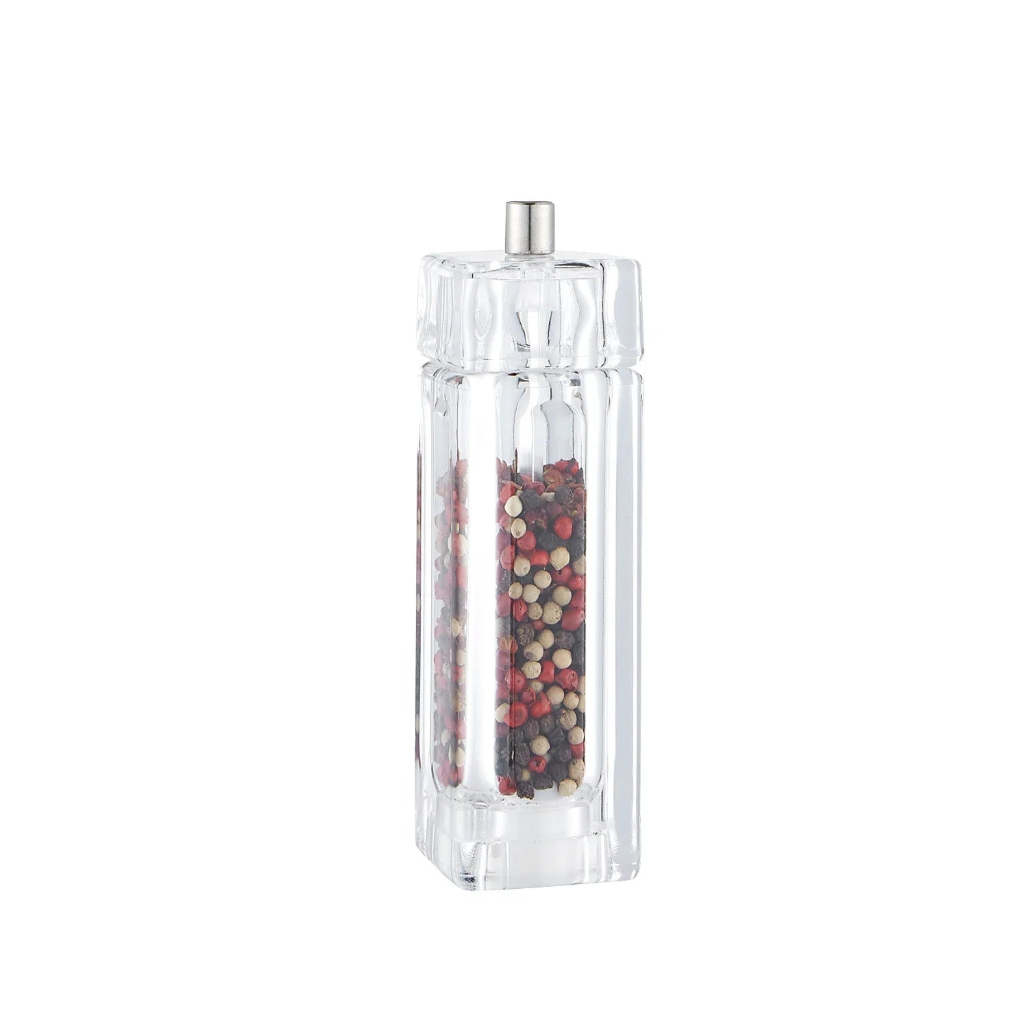 Hot Selling Wholesale Black Pepper Grinder Manual Sea Salt Seasoning Bottle Food Spice Grinder Made of Durable Plastic