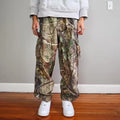 Custom Loose Fit Utility Pockets Mens Pants Casual Streetwear Baggy Tree Camo Cargo Pants Men