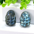 Wholesale Natural Healing Crystal Buddha Carve Quartz Gemstones Labradorite Buddha Pendants