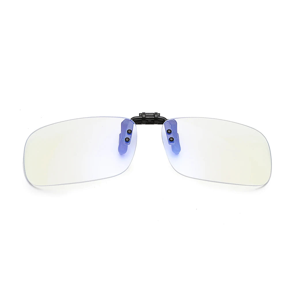 XSY8225 Men's Women's Eyewear Blue Light Blocking Lens Glass Clip Diamond Face Shape Match PC Frame