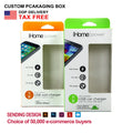 Custom Wholesale Wireless Charger Packaging Fast Charger Paper Box Mobile Charger Packaging Gift Box With Window Hook